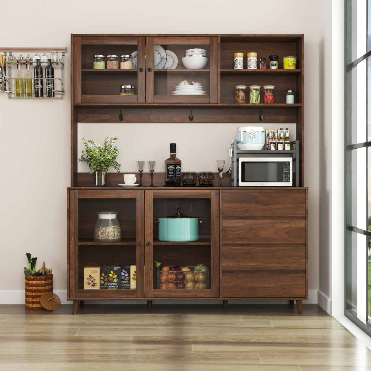 Storage or kitchen pantry cabinet